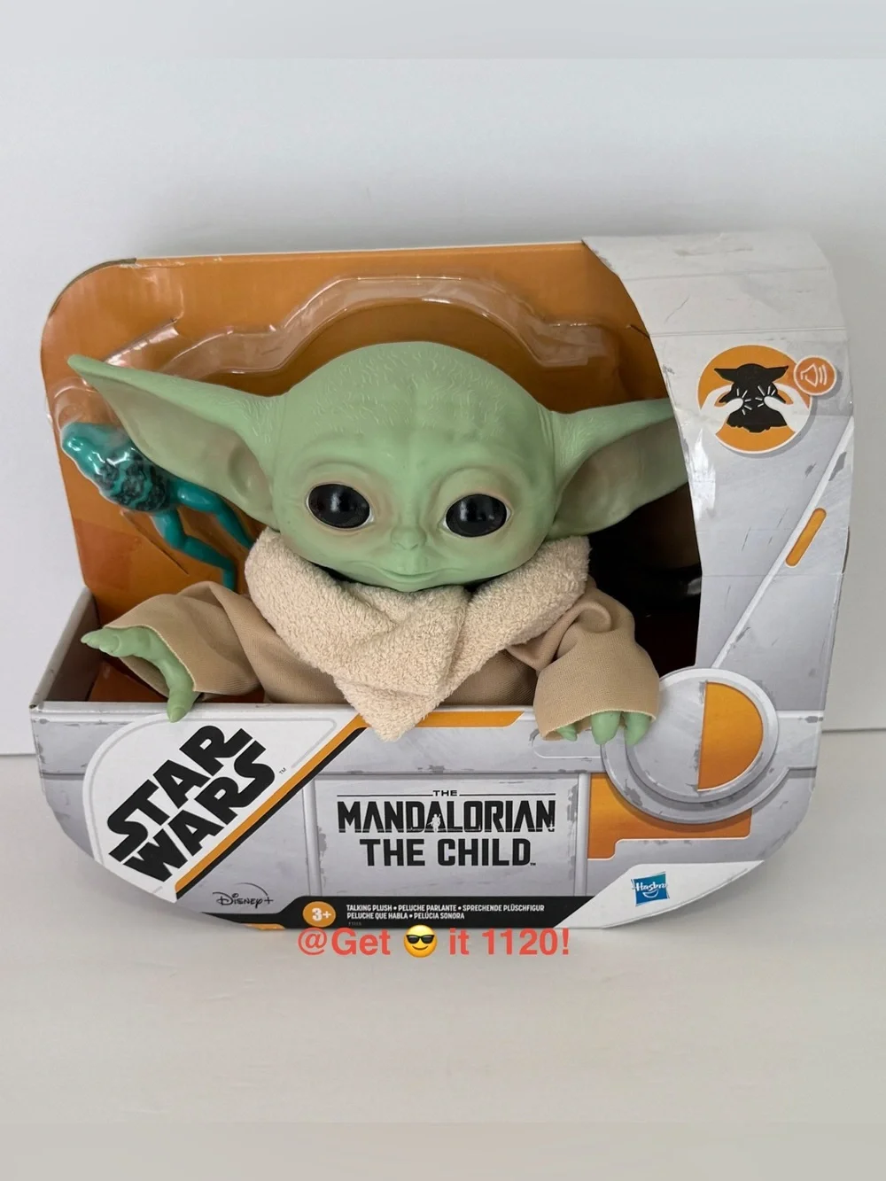 Star Wars The Child Groku Talking Plush Toy with Character Sounds Baby Yoda 7.5